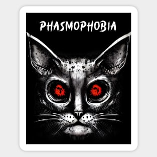 Phasmophobia ghost cat Sticker